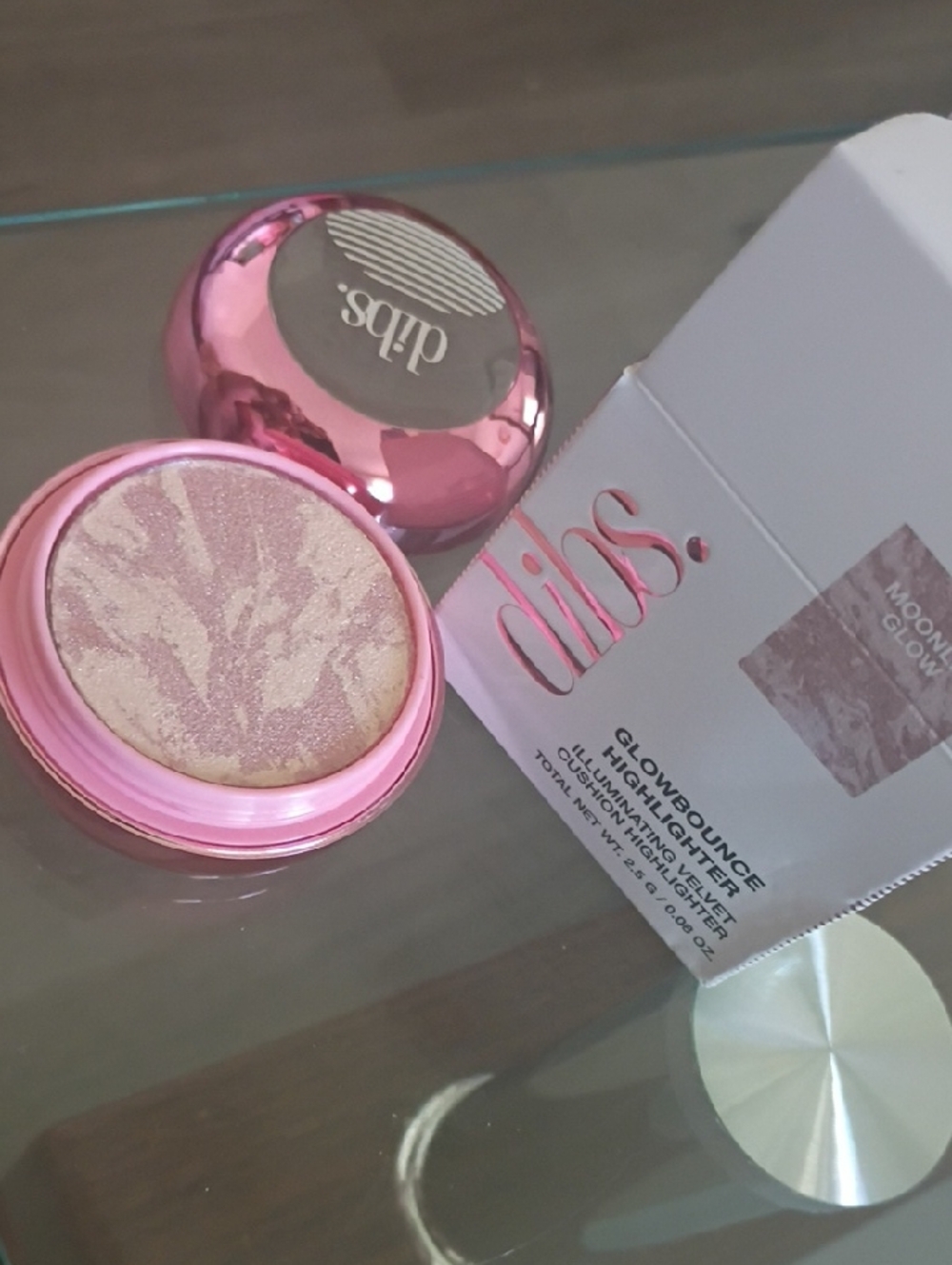 Dibs Glowbounce Illuminating Highlighter - Moonlight Pink Radiance